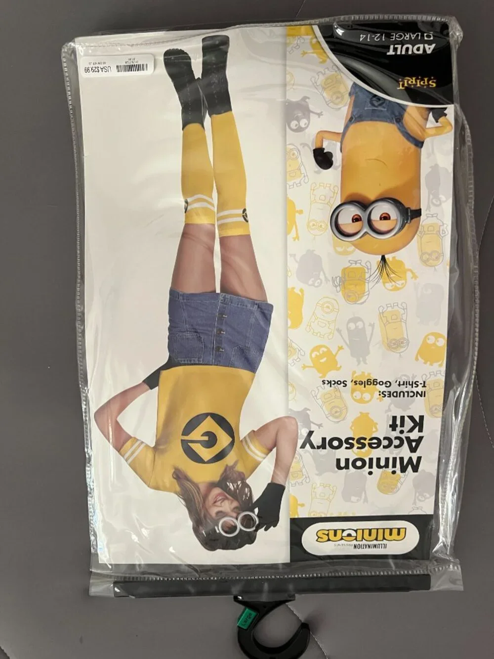 Minions Kevin Suspender Skirt Child Large 12-14